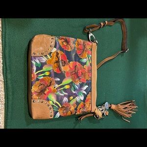 Firenze Bella Hand painted crossbody Bag